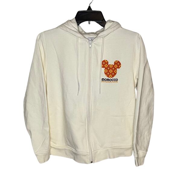 Disneyworld Epcot World Showcase Morocco Full Zip Hoodie Sweatshirt | Size Small - Picture 1 of 4